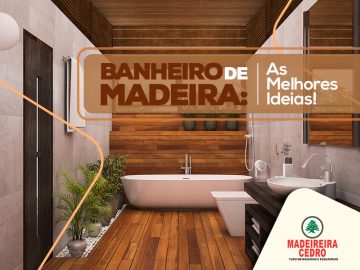 Banheiro de Madeira - Ideias de Decoração Fina!