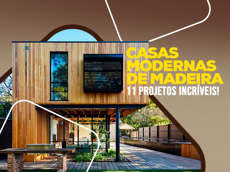 Projeto pequeno e moderno - Projetos de Casas, Modelos de Casas e